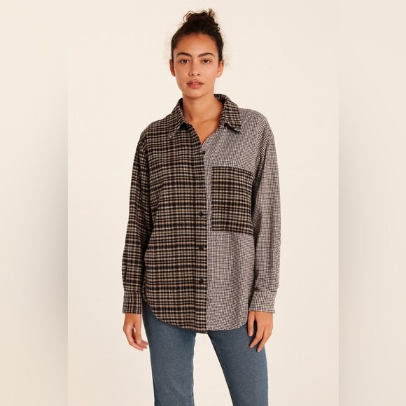 Abercrombie & Fitch Tops - NWT Abercrombie & Fitch Oversized Plaid Shirt
